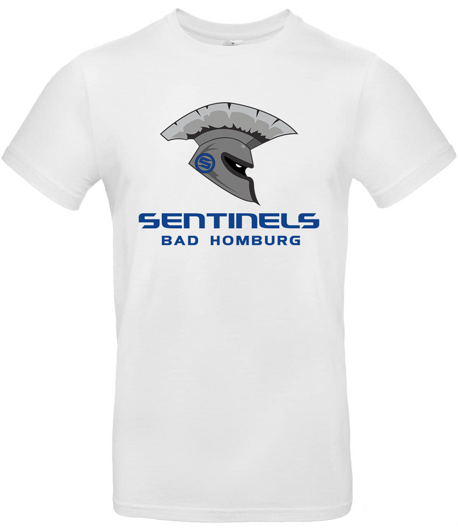 T-Shirt weiß mit mehrfarbigem Sentinels-Helm