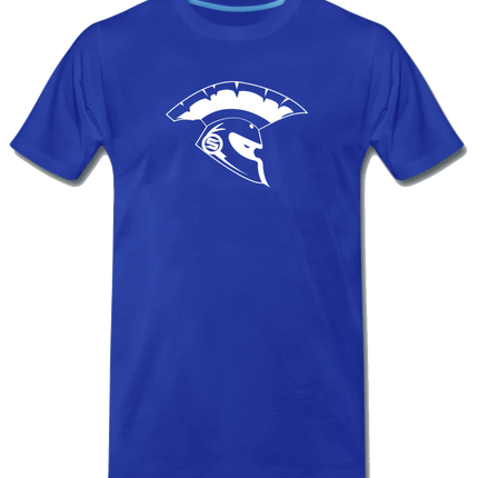 T-Shirt personalisiert mit Nummer und Initialen, royalblau